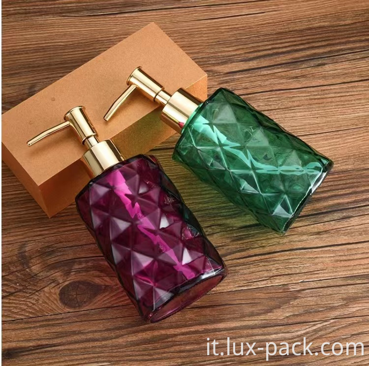 Bottiglia di distributore di sapone per il corpo liquido personalizzato all'ingrosso